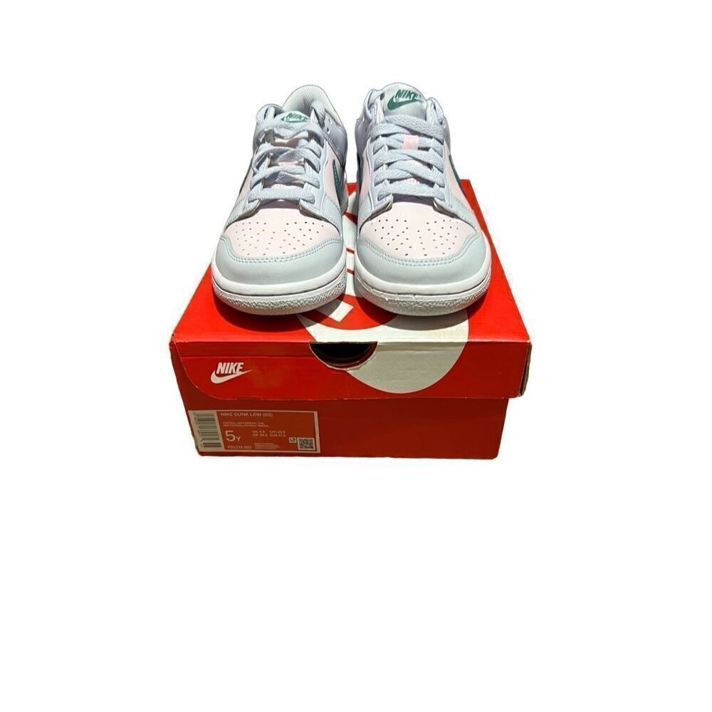 Nike Dunk Low Grey Mineral Teal (FD1232-002) Youth Size 5 or 6.5 Woman
